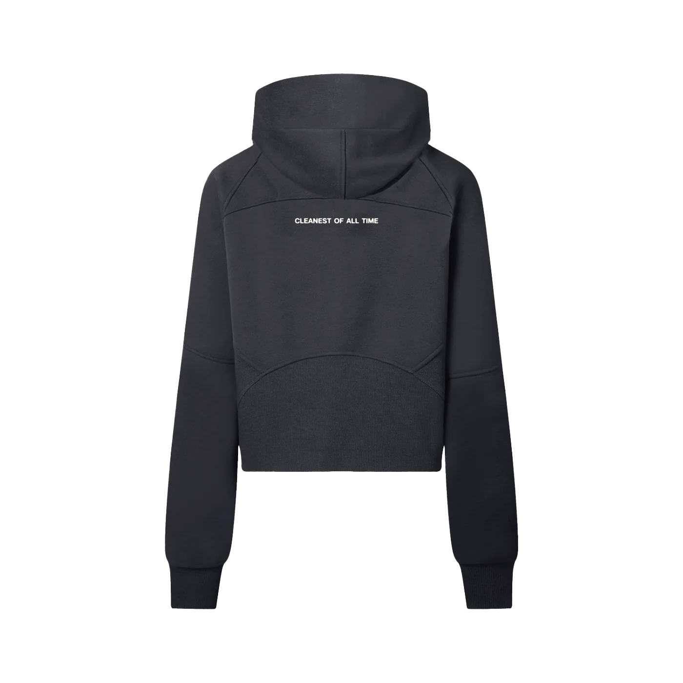Clean Icon Half-Zip Crop Hoodie - Image 4