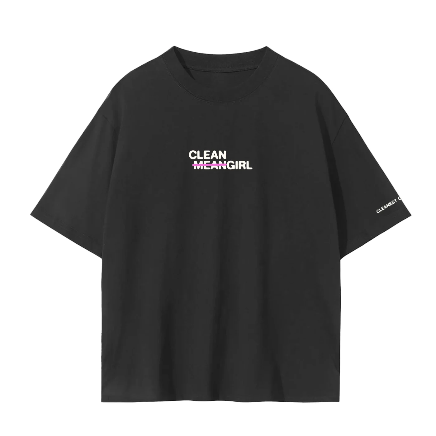 Oversized 𝚖̶𝚎̶𝚊̶𝚗̶ Cleangirl Tee - Image 11